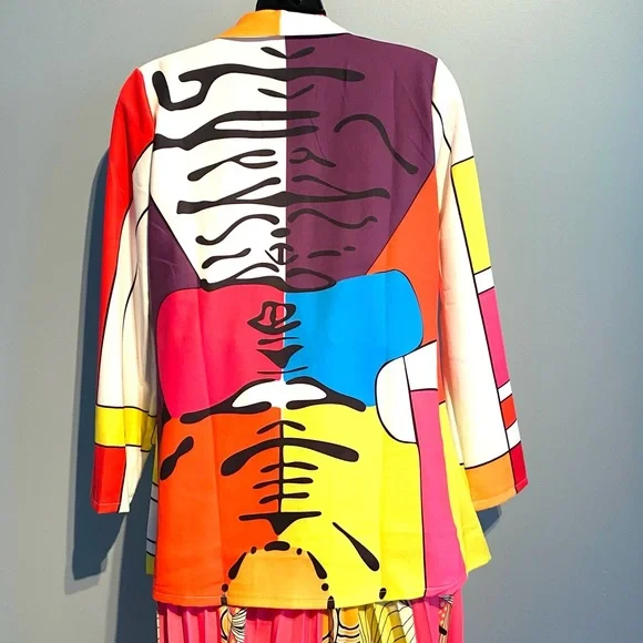 Suvimuga Abstract Blazer - Picture 7 of 12